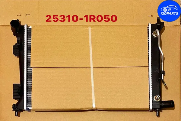 رادیاتور آب هیوندای i20 مدل 2015 با شماره فنی 25310-1R050، یکی از قطعات اصلی سیستم خنککننده موتور است